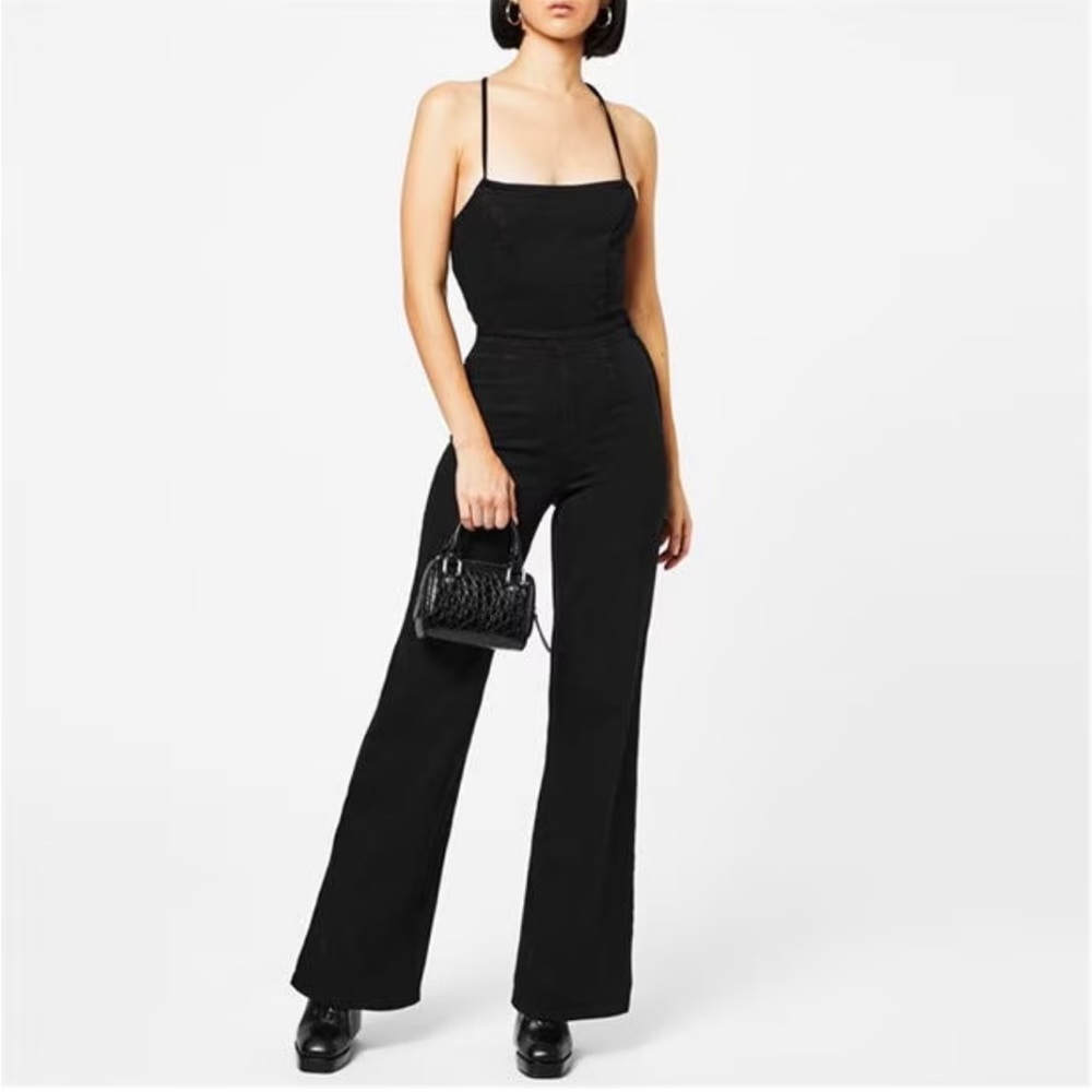 Good American Vacay Denim Jumpsuit size 0